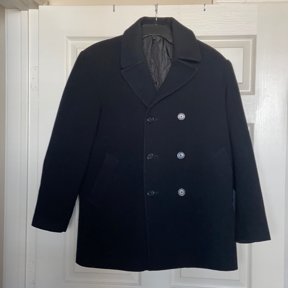 Ralph Lauren Men Black Peacoat